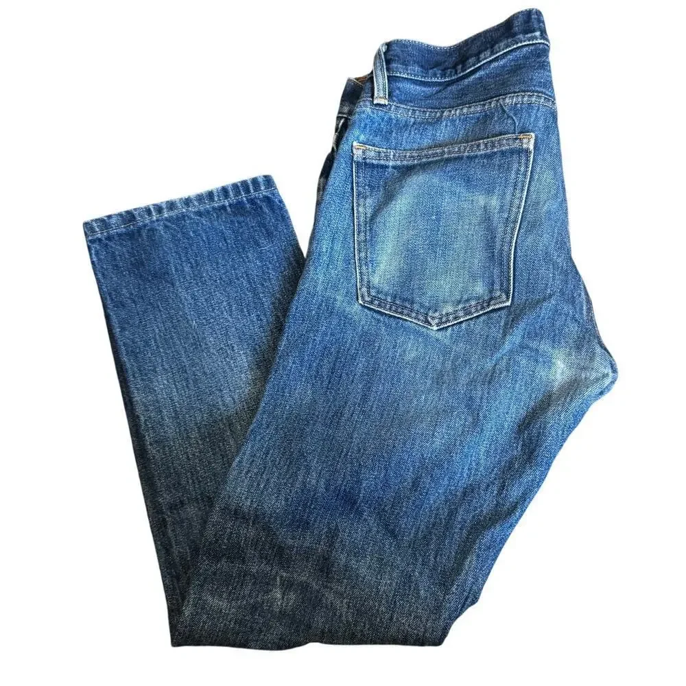 Taylor Stitch White Oak Cone Mill Selvedge Jeans Heritage Raw Denim Size 30W/27L